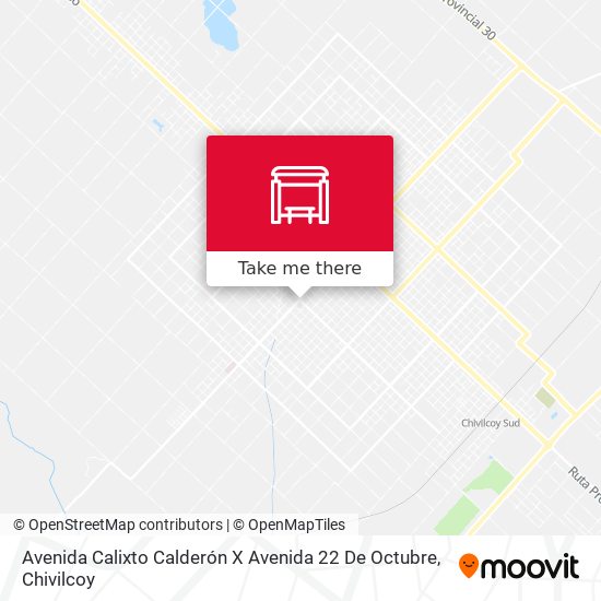 Avenida Calixto Calderón X Avenida 22 De Octubre map