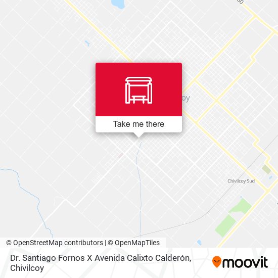 Dr. Santiago Fornos X Avenida Calixto Calderón map