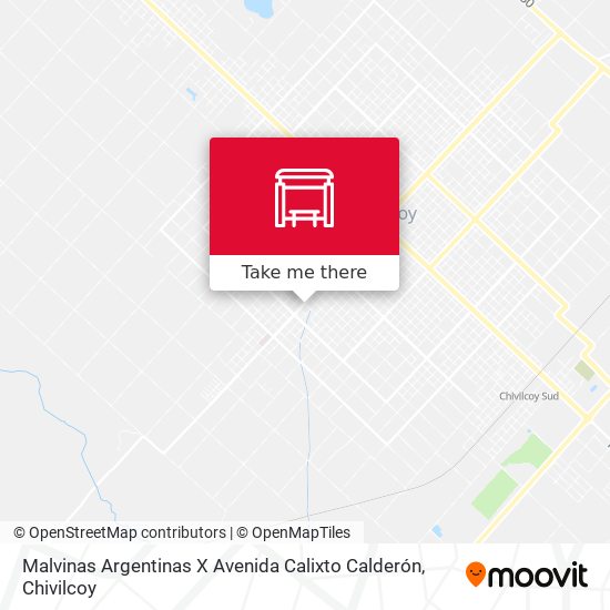 Mapa de Malvinas Argentinas X Avenida Calixto Calderón