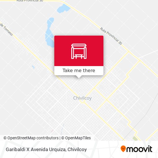 Garibaldi X Avenida Urquiza map