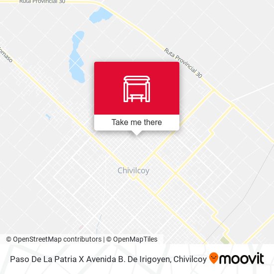 Paso De La Patria X Avenida B. De Irigoyen map