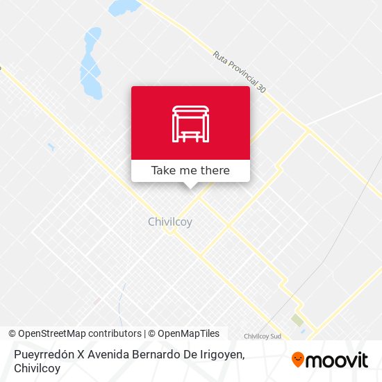 Pueyrredón X Avenida Bernardo De Irigoyen map