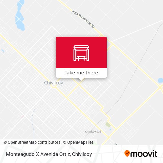 Monteagudo X Avenida Ortiz map