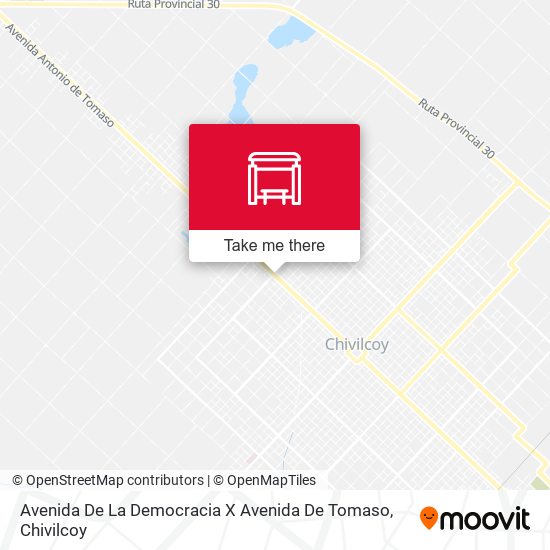 Avenida De La Democracia X Avenida De Tomaso map