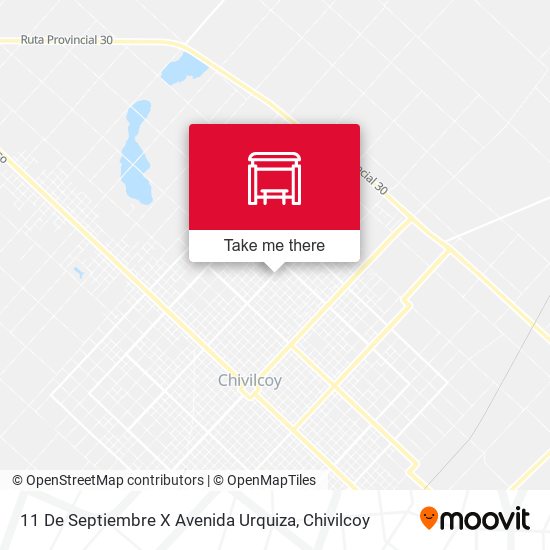 Mapa de 11 De Septiembre X Avenida Urquiza
