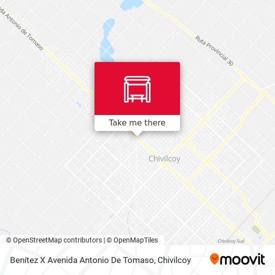 Mapa de Benítez X Avenida Antonio De Tomaso