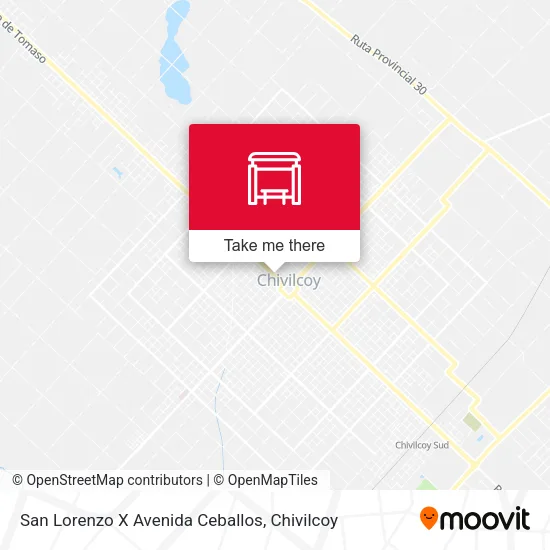 Mapa de San Lorenzo X Avenida Ceballos