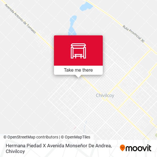 Mapa de Hermana Piedad X Avenida Monseñor De Andrea