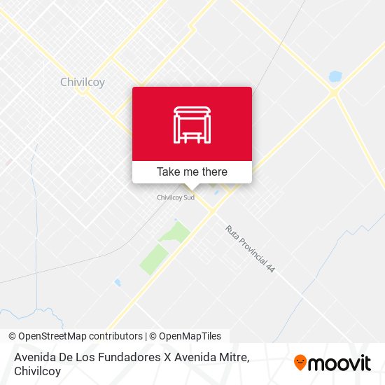 Avenida De Los Fundadores X Avenida Mitre map