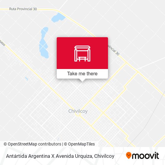 Antártida Argentina X Avenida Urquiza map