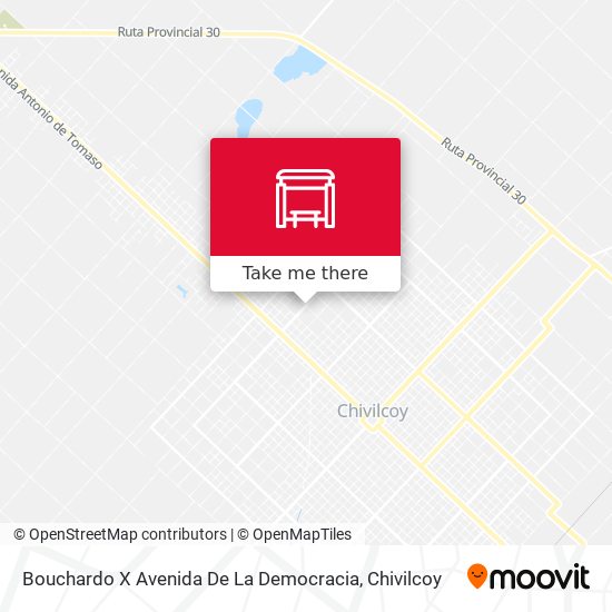 Bouchardo X Avenida De La Democracia map