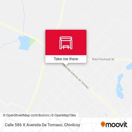 Mapa de Calle 586 X Avenida De Tomaso