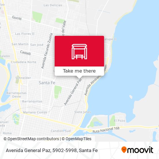 Avenida General Paz, 5902-5998 map