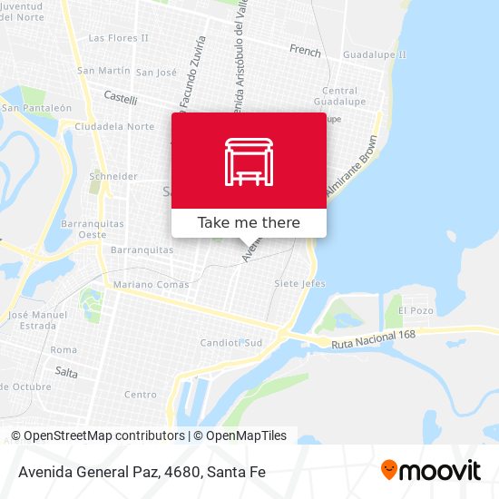 Mapa de Avenida General Paz, 4680