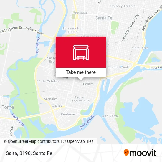 Salta, 3190 map