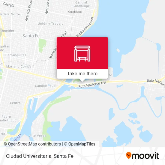 Ciudad Universitaria map