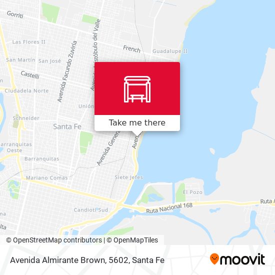 Avenida Almirante Brown, 5602 map