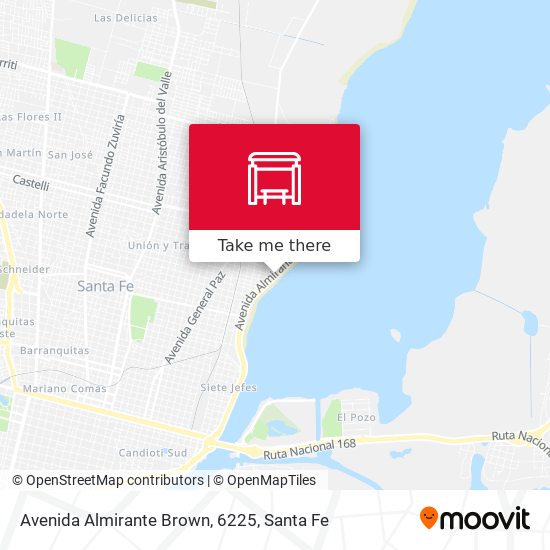 Avenida Almirante Brown, 6225 map