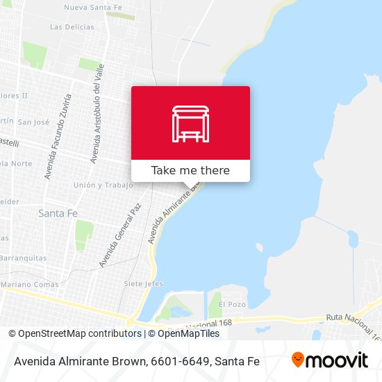 Avenida Almirante Brown, 6601-6649 map