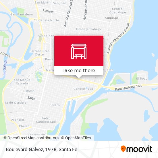 Mapa de Boulevard Galvez, 1978