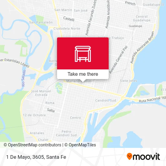 1 De Mayo, 3605 map