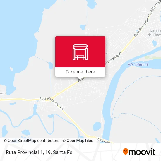 Ruta Provincial 1, 19 map