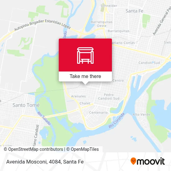 Avenida Mosconi, 4084 map