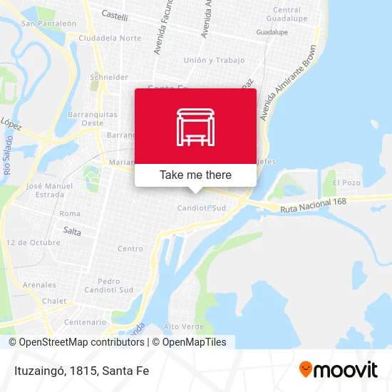 Ituzaingó, 1815 map