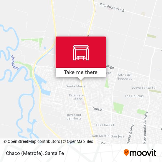 Mapa de Chaco (Metrofe)