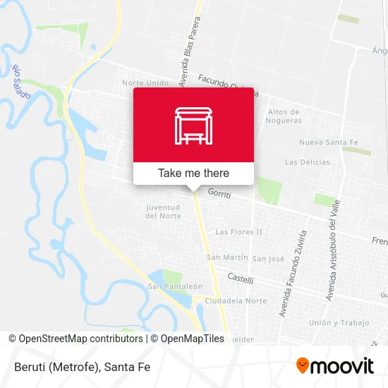 Beruti (Metrofe) map