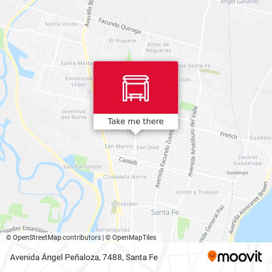 Avenida Ángel Peñaloza, 7488 map