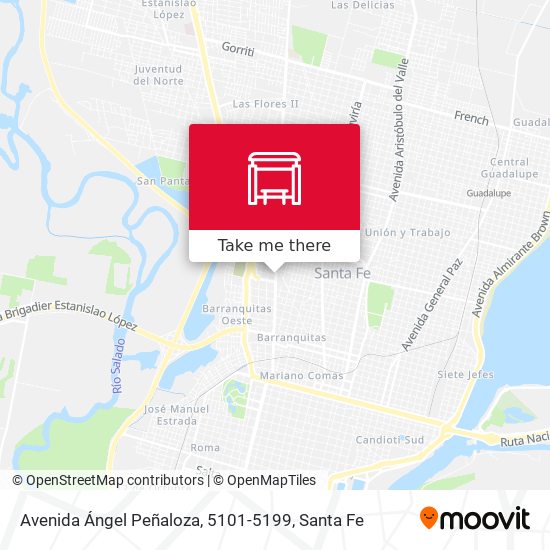 Avenida Ángel Peñaloza, 5101-5199 map