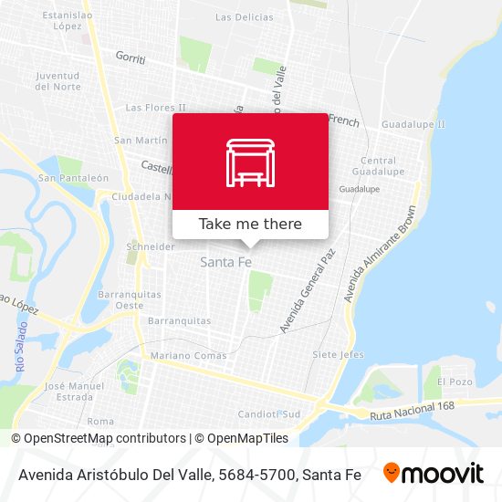 Avenida Aristóbulo Del Valle, 5684-5700 map
