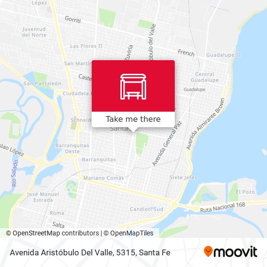 Avenida Aristóbulo Del Valle, 5315 map