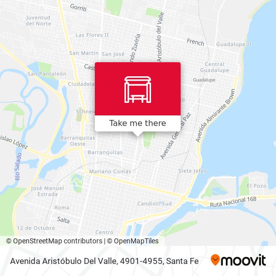 Mapa de Avenida Aristóbulo Del Valle, 4901-4955