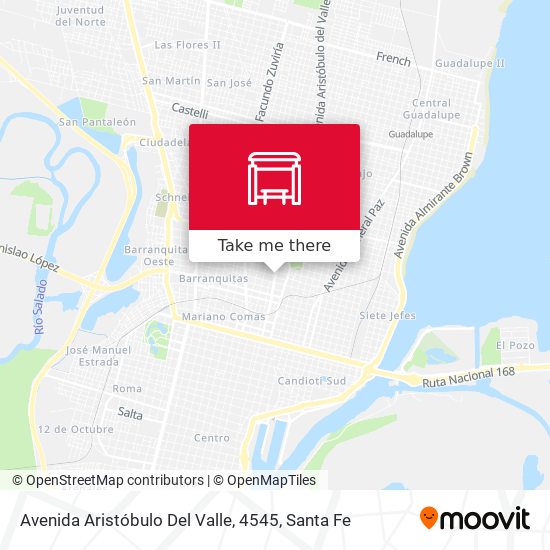 Avenida Aristóbulo Del Valle, 4545 map