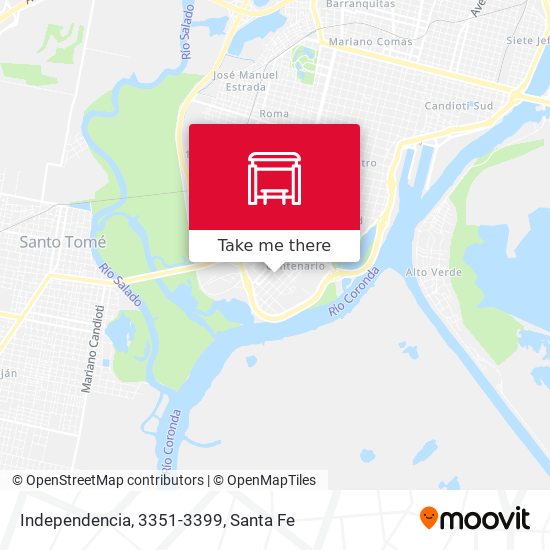 Independencia, 3351-3399 map