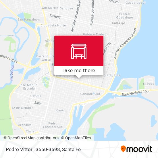 Pedro Vittori, 3650-3698 map