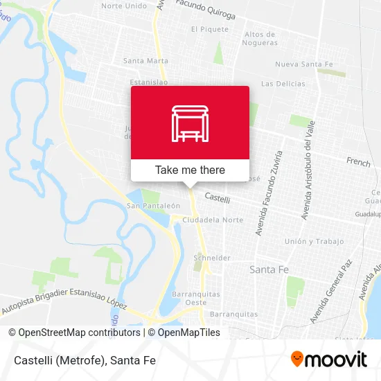 Castelli (Metrofe) map