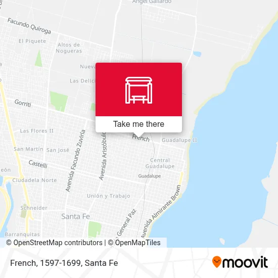 French, 1597-1699 map