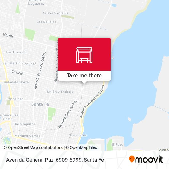 Mapa de Avenida General Paz, 6909-6999