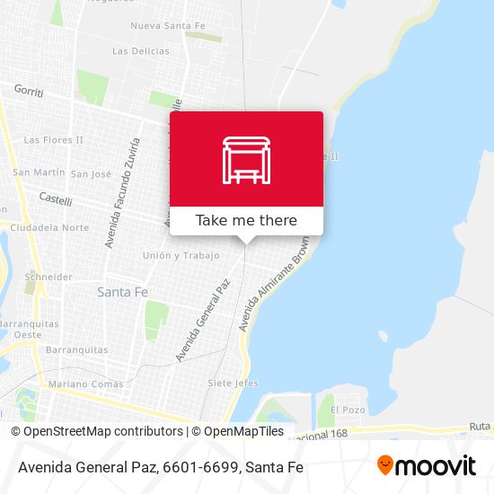 Avenida General Paz, 6601-6699 map