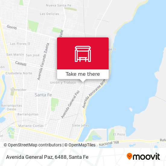 Mapa de Avenida General Paz, 6488