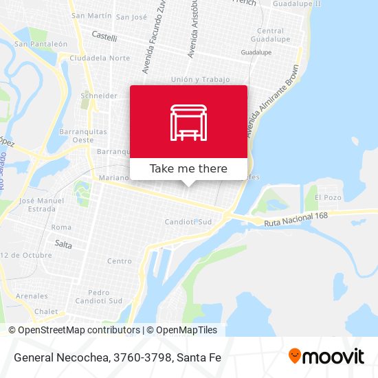 Mapa de General Necochea, 3760-3798