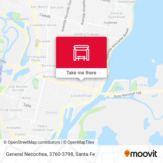 General Necochea, 3760-3798 map