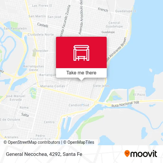 General Necochea, 4292 map