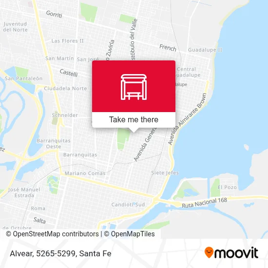 Alvear, 5265-5299 map