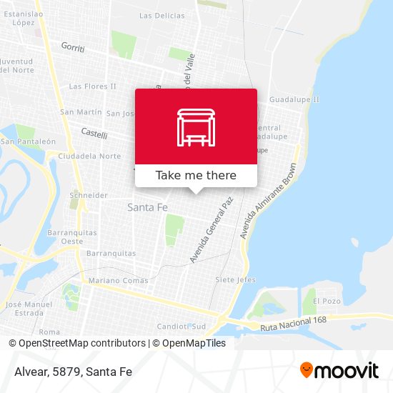 Mapa de Alvear, 5879