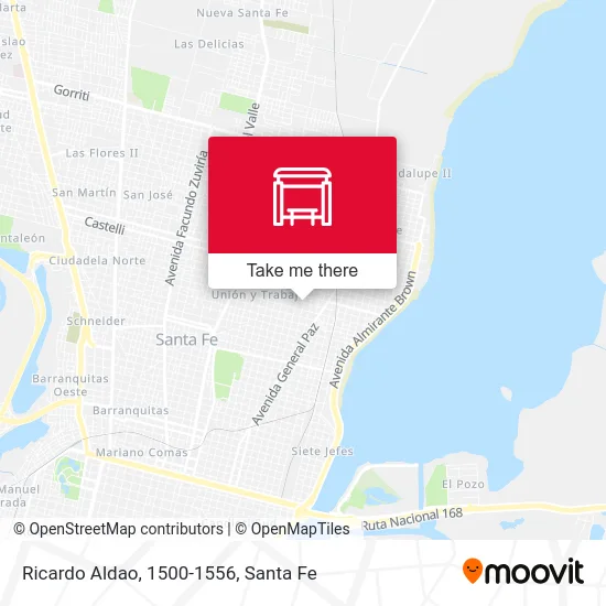 Ricardo Aldao, 1500-1556 map