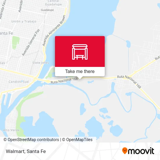 Mapa de Walmart